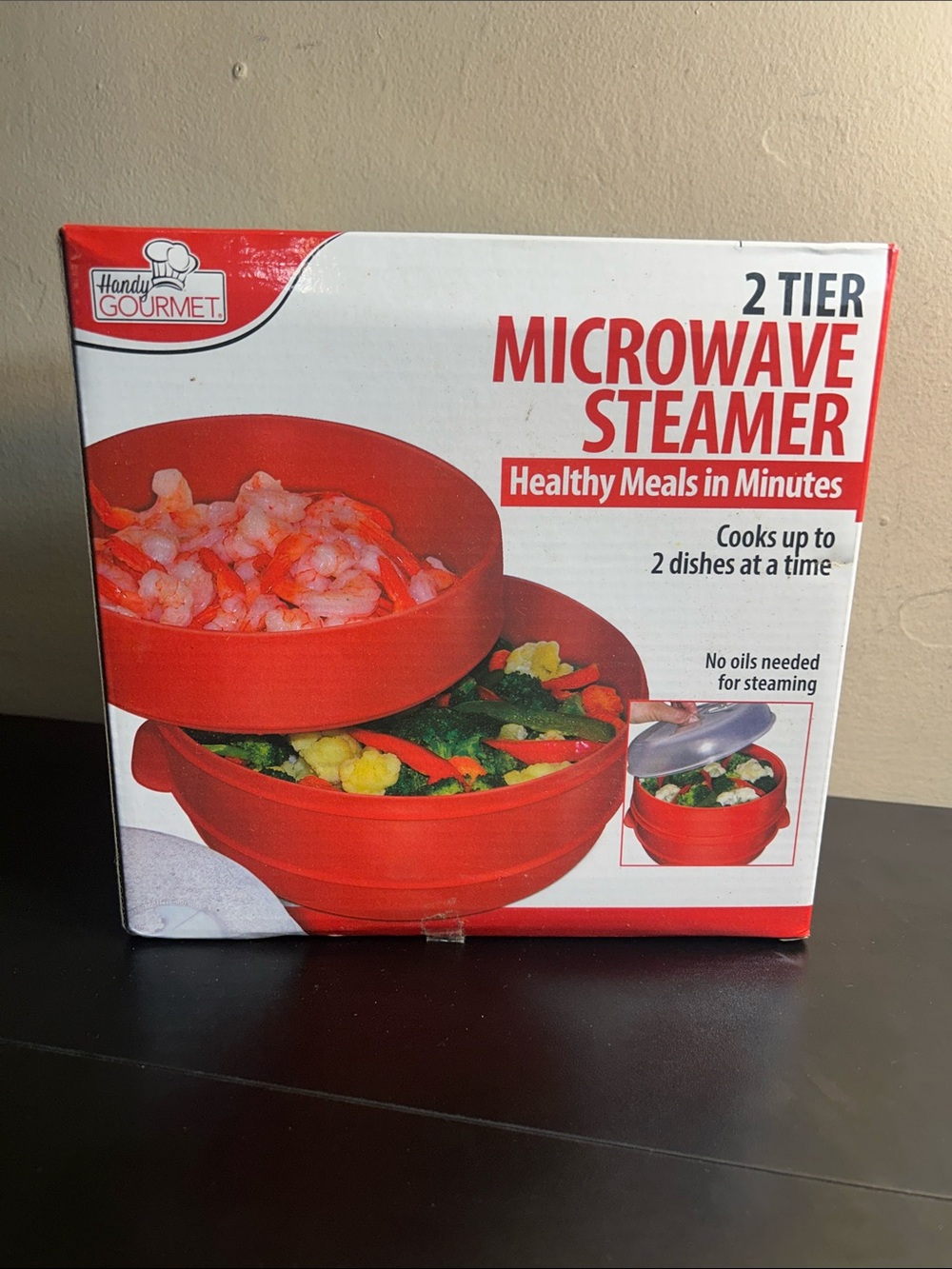 Handy Gourmet 2 Tier Microwave Steamer.